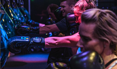 people boxing in Regymen studio