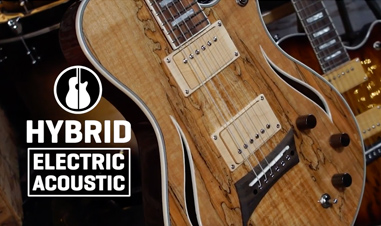 body of Michael Kelly Hybrid Electric Acoustic guitar